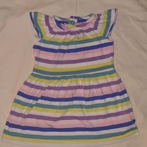 Girls 18mnths multicolored striped dress